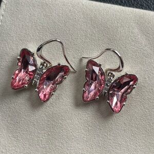 925 Sterling Silver Butterfly Earrings
